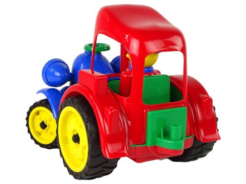 Duży Traktor Ciągnik Pojazd Farma Figurka Gumowe Koła HEMAR Duży Traktor Ciągnik Pojazd Farma Figurka Gumowe Koła HEMAR
