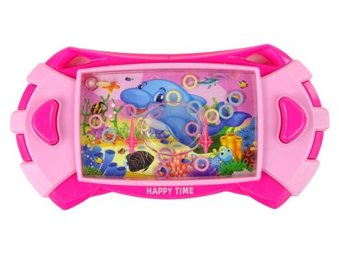 Gra Wodna Zręcznościowa Delfin Konsola Różowa LEAN TOYS Gra Wodna Zręcznościowa Delfin Konsola Różowa LEAN TOYS