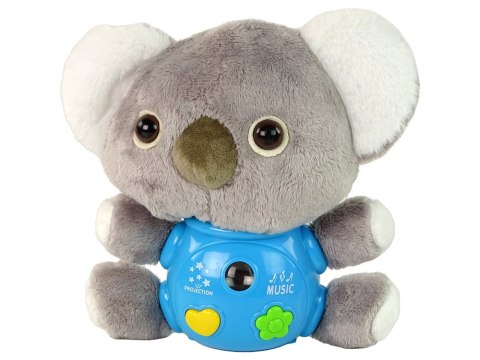Koala Projektor Dźwięki Zabawka Interaktywna Szara LEAN Toys Koala Projektor Dźwięki Zabawka Interaktywna Szara LEAN Toys