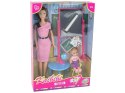 Lalka Dla Dzieci Nauczycielka Z Uczennicą Szkoła Tablica Globus Akcesoria LEAN Toys