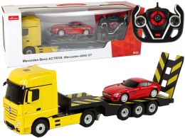 Laweta Autko R/C Mercedes-Benz 1:26 Żółte Czerwone Rastar