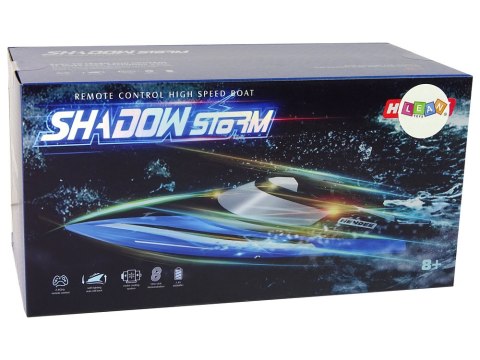 Motorówka R/C Zdalnie Sterowana 2.4G Czerwona 20-25 KM/H LEAN Toys Motorówka R/C Zdalnie Sterowana 2.4G Czerwona 20-25 KM/H LEAN Toys