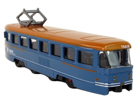 Pociąg Napęd Frykcyjny Dźwięki Metalowy Niebieski LEAN Toys Pociąg Napęd Frykcyjny Dźwięki Metalowy Niebieski LEAN Toys
