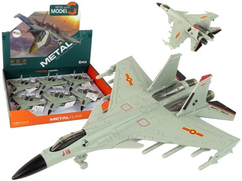 Samolot Myśliwski Napęd Frykcyjny 1:72 Szary LEAN Toys Samolot Myśliwski Napęd Frykcyjny 1:72 Szary LEAN Toys