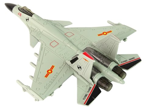 Samolot Myśliwski Napęd Frykcyjny 1:72 Szary LEAN Toys Samolot Myśliwski Napęd Frykcyjny 1:72 Szary LEAN Toys