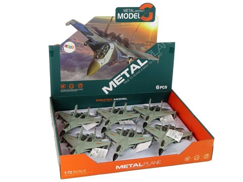 Samolot Myśliwski Napęd Frykcyjny 1:72 Szary LEAN Toys Samolot Myśliwski Napęd Frykcyjny 1:72 Szary LEAN Toys