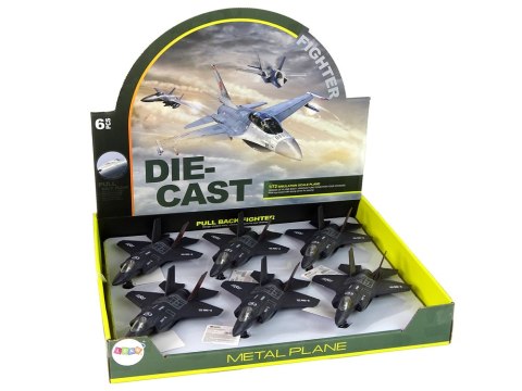 Samolot Napęd Frykcyjny Światła Dźwięki 1:72 Czarny LEAN Toys Samolot Napęd Frykcyjny Światła Dźwięki 1:72 Czarny LEAN Toys
