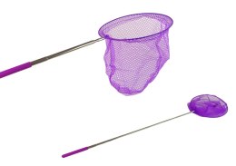 Siatka Na Motyle Owady Składana Teleskopowa 85 cm Fioletowa LEAN TOYS