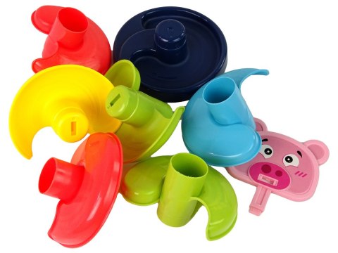 Sorter Edukacyjna Zjeżdżalnia Piłeczek 6 Poziomów Świnka Kosz LEAN Toys Sorter Edukacyjna Zjeżdżalnia Piłeczek 6 Poziomów Świnka Kosz LEAN Toys