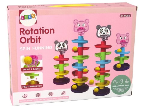 Sorter Edukacyjna Zjeżdżalnia Piłeczek 6 Poziomów Świnka Kosz LEAN Toys Sorter Edukacyjna Zjeżdżalnia Piłeczek 6 Poziomów Świnka Kosz LEAN Toys