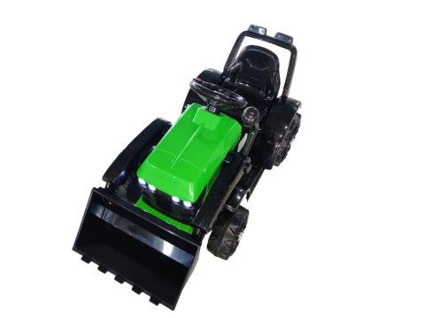 Traktor na Akumulator ZP1001B Z Łyżką Klakson Zielony LEAN CARS Traktor na Akumulator ZP1001B Z Łyżką Klakson Zielony LEAN CARS