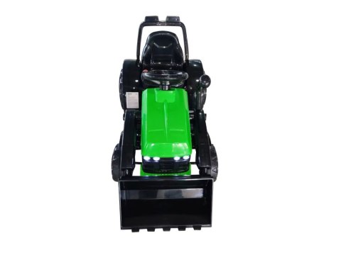 Traktor na Akumulator ZP1001B Z Łyżką Klakson Zielony LEAN CARS Traktor na Akumulator ZP1001B Z Łyżką Klakson Zielony LEAN CARS