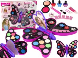 Zestaw Do Makijażu Fioletowy Motyl Cienie Do Powiek LEAN Toys