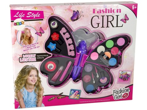 Zestaw Do Makijażu Fioletowy Motyl Cienie Do Powiek LEAN Toys Zestaw Do Makijażu Fioletowy Motyl Cienie Do Powiek LEAN Toys