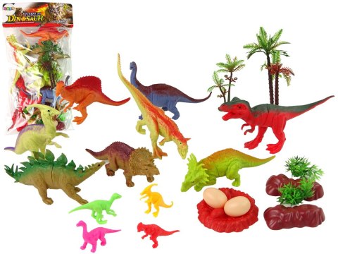 Zestaw Figurek Dinozaurów z Akcesoriami 21 Sztuk LEAN Toys Zestaw Figurek Dinozaurów z Akcesoriami 21 Sztuk LEAN Toys