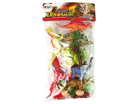 Zestaw Figurek Dinozaurów z Akcesoriami 21 Sztuk LEAN Toys Zestaw Figurek Dinozaurów z Akcesoriami 21 Sztuk LEAN Toys