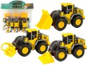 Zestaw Pojazdów Budowlanych 3 Modele Żółte LEAN Toys