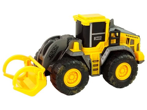 Zestaw Pojazdów Budowlanych 3 Modele Żółte LEAN Toys Zestaw Pojazdów Budowlanych 3 Modele Żółte LEAN Toys