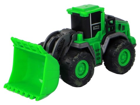 Zestaw Pojazdów Farmerskich Zielone Traktory 4 Ele LEAN Toys Zestaw Pojazdów Farmerskich Zielone Traktory 4 Ele LEAN Toys