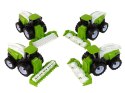 Zestaw Pojazdów Farmerskich Zielone Traktory 4 Ele LEAN Toys
