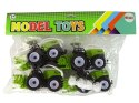 Zestaw Pojazdów Farmerskich Zielone Traktory 4 Ele LEAN Toys