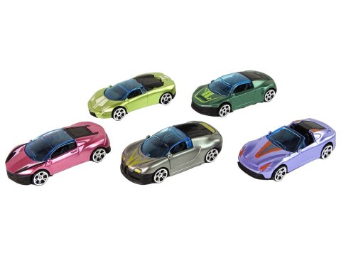 Zestaw Pojazdów Resoraki Kolorowe 5 sztuk LEAN TOYS Zestaw Pojazdów Resoraki Kolorowe 5 sztuk LEAN TOYS