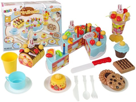 Zestaw Słodkości Tort Ciastka Na Rzepy Dekoracje DIY LEAN Toys Zestaw Słodkości Tort Ciastka Na Rzepy Dekoracje DIY LEAN Toys