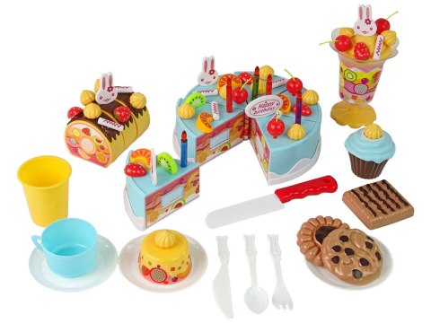 Zestaw Słodkości Tort Ciastka Na Rzepy Dekoracje DIY LEAN Toys Zestaw Słodkości Tort Ciastka Na Rzepy Dekoracje DIY LEAN Toys