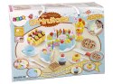 Zestaw Słodkości Tort Ciastka Na Rzepy Dekoracje DIY LEAN Toys
