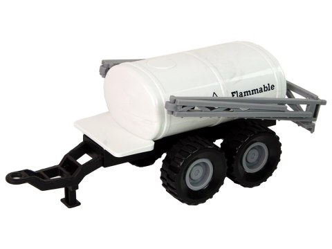 Zestaw Traktor z Maszynami Przyczepa Cysterna Dźwięki LED LEAN Toys Zestaw Traktor z Maszynami Przyczepa Cysterna Dźwięki LED LEAN Toys