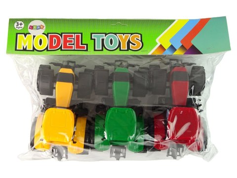 Zestaw Traktorów Rolniczych Farma 3 Sztuki Kolorowe LEAN Toys Zestaw Traktorów Rolniczych Farma 3 Sztuki Kolorowe LEAN Toys