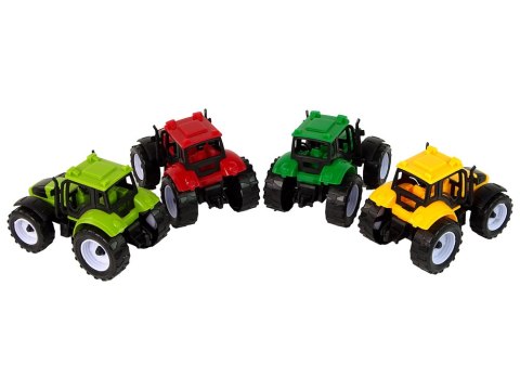 Zestaw Traktorów Rolniczych Farma 4 Sztuki Kolorowe LEAN Toys Zestaw Traktorów Rolniczych Farma 4 Sztuki Kolorowe LEAN Toys