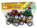 Zestaw Traktorów Rolniczych Farma 4 Sztuki Kolorowe LEAN Toys