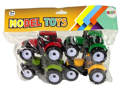 Zestaw Traktorów Rolniczych Farma 4 Sztuki Kolorowe LEAN Toys Zestaw Traktorów Rolniczych Farma 4 Sztuki Kolorowe LEAN Toys