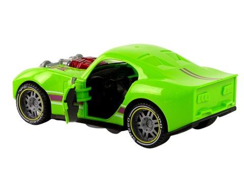 Auto 1:14 Samochód Zielony Sportowy Dźwięk Światła Pojazd LEAN Toys Auto 1:14 Samochód Zielony Sportowy Dźwięk Światła Pojazd LEAN Toys