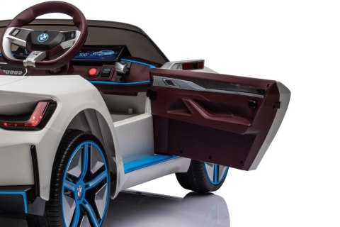 Auto Na Akumulator BMW I4 4x4 Białe LEAN CARS Auto Na Akumulator BMW I4 4x4 Białe LEAN CARS