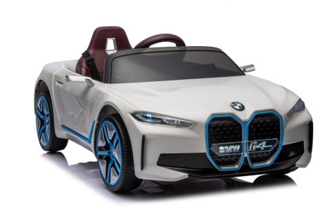 Auto Na Akumulator BMW I4 4x4 Białe LEAN CARS Auto Na Akumulator BMW I4 4x4 Białe LEAN CARS