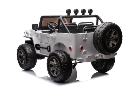 Auto Na Akumulator JH-102 Białe 4x4 LEAN CARS Auto Na Akumulator JH-102 Białe 4x4 LEAN CARS