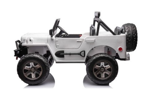 Auto Na Akumulator JH-102 Białe 4x4 LEAN CARS Auto Na Akumulator JH-102 Białe 4x4 LEAN CARS