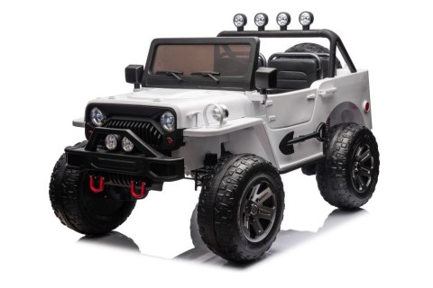 Auto Na Akumulator JH-102 Białe 4x4 LEAN CARS Auto Na Akumulator JH-102 Białe 4x4 LEAN CARS