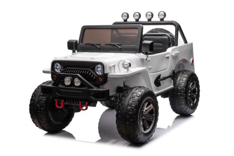 Auto Na Akumulator JH-102 Białe 4x4 LEAN CARS Auto Na Akumulator JH-102 Białe 4x4 LEAN CARS