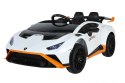 Auto Na Akumulator Lamborghini STO DRIFT Białe LEAN CARS