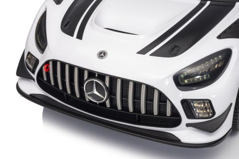 Auto Na Akumulator Mercedes AMG GT3 Biały LEAN CARS Auto Na Akumulator Mercedes AMG GT3 Biały LEAN CARS