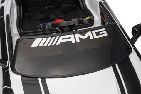 Auto Na Akumulator Mercedes AMG GT3 Biały LEAN CARS Auto Na Akumulator Mercedes AMG GT3 Biały LEAN CARS