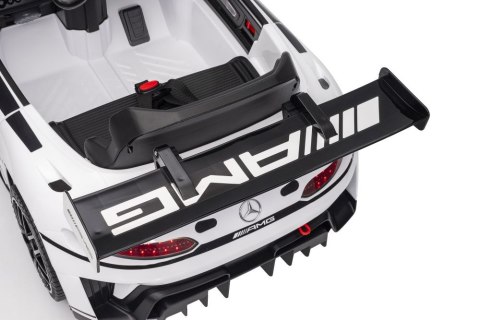 Auto Na Akumulator Mercedes AMG GT3 Biały LEAN CARS Auto Na Akumulator Mercedes AMG GT3 Biały LEAN CARS