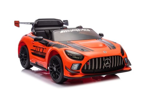 Auto Na Akumulator Mercedes AMG GT3 Pomarańczowy LEAN CARS Auto Na Akumulator Mercedes AMG GT3 Pomarańczowy LEAN CARS