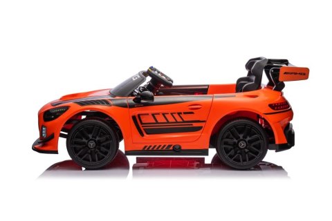 Auto Na Akumulator Mercedes AMG GT3 Pomarańczowy LEAN CARS Auto Na Akumulator Mercedes AMG GT3 Pomarańczowy LEAN CARS