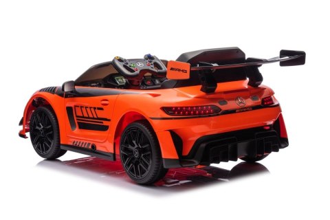 Auto Na Akumulator Mercedes AMG GT3 Pomarańczowy LEAN CARS Auto Na Akumulator Mercedes AMG GT3 Pomarańczowy LEAN CARS