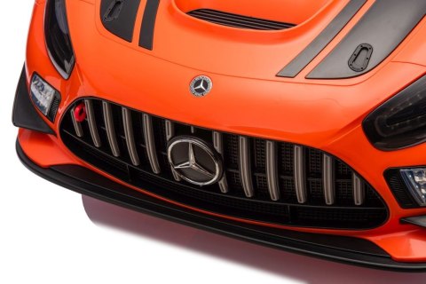 Auto Na Akumulator Mercedes AMG GT3 Pomarańczowy LEAN CARS Auto Na Akumulator Mercedes AMG GT3 Pomarańczowy LEAN CARS