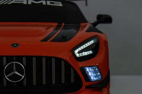 Auto Na Akumulator Mercedes AMG GT3 Pomarańczowy LEAN CARS Auto Na Akumulator Mercedes AMG GT3 Pomarańczowy LEAN CARS